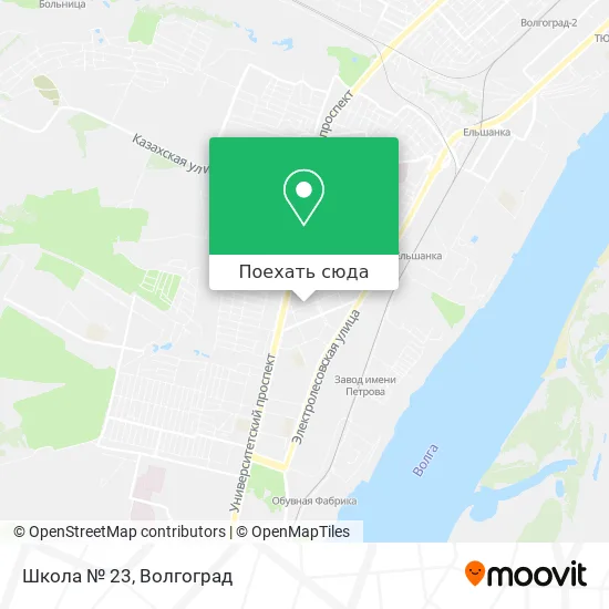 Карта Школа № 23