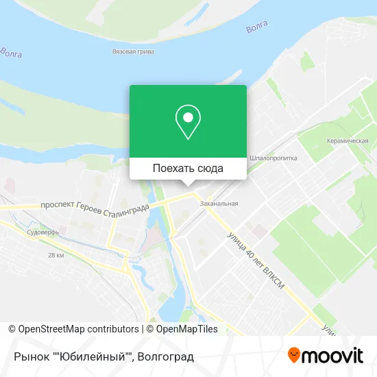 Карта Рынок ""Юбилейный""