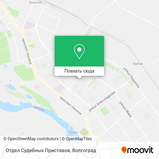Карта Отдел Судебных Приставов