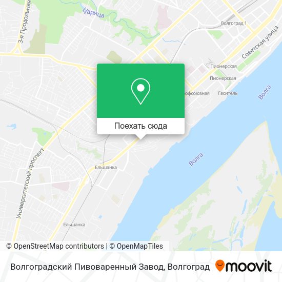Карта Волгоградский Пивоваренный Завод