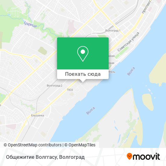 Карта Общежитие Волггасу