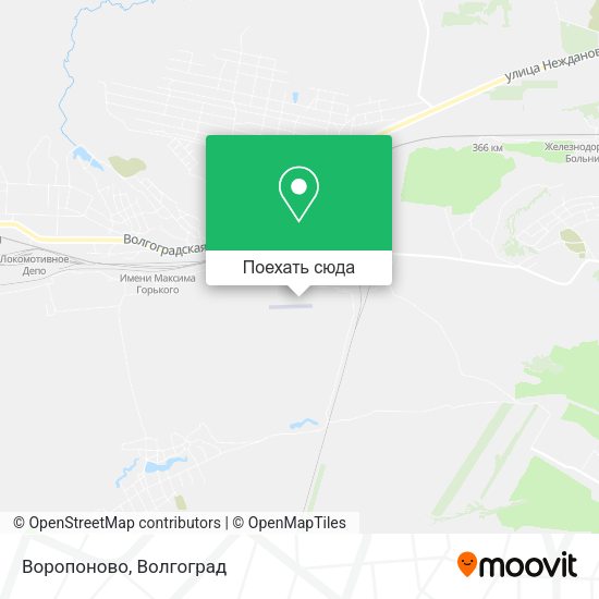 Карта Воропоново