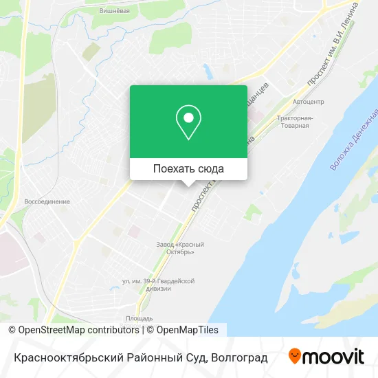 Карта Краснооктябрьский Районный Суд