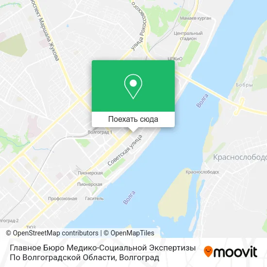 Карта Главное Бюро Медико-Социальной Экспертизы По Волгоградской Области