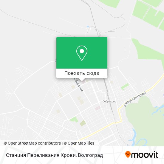 Карта Станция Переливания Крови