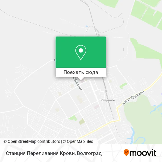 Карта Станция Переливания Крови