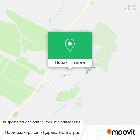 Карта Парикмахерская «Дарья»