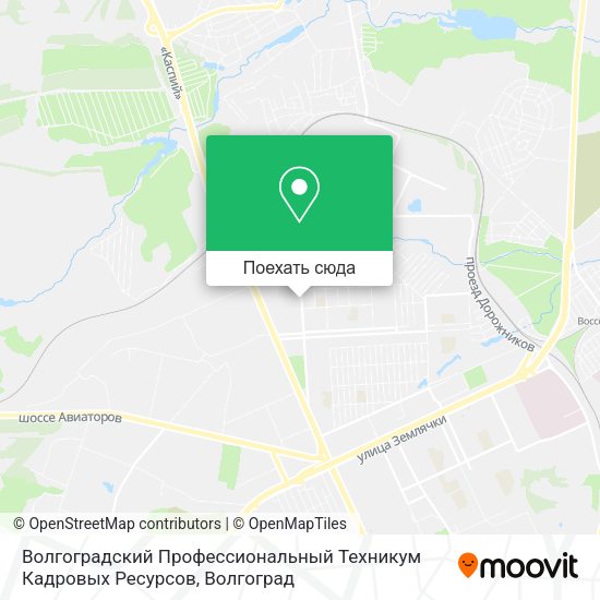 Карта Волгоградский Профессиональный Техникум Кадровых Ресурсов