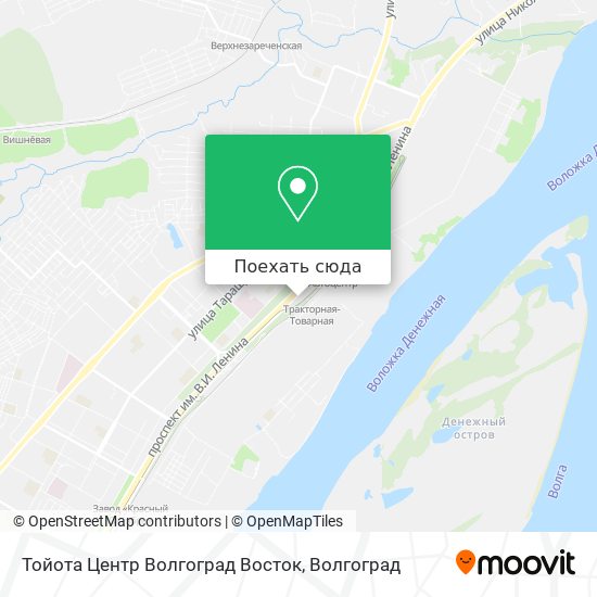 Карта Тойота Центр Волгоград Восток