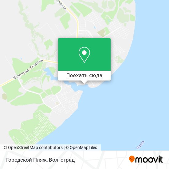 Карта Городской Пляж