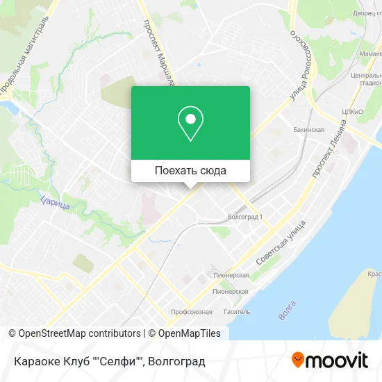 Карта Караоке Клуб ""Селфи""
