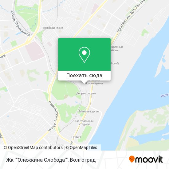Карта Жк ""Олежкина Слобода""