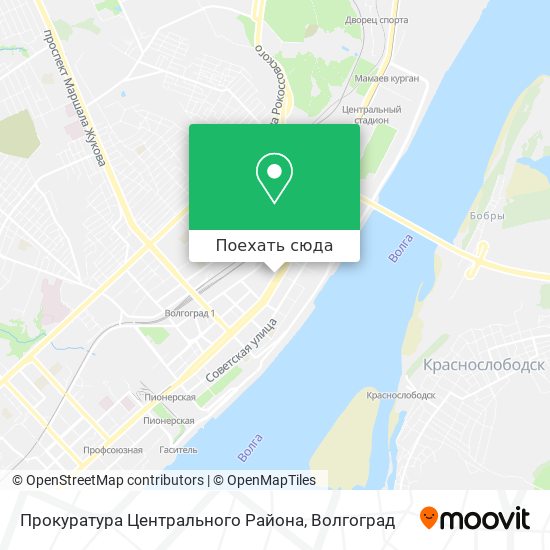 Карта Прокуратура Центрального Района