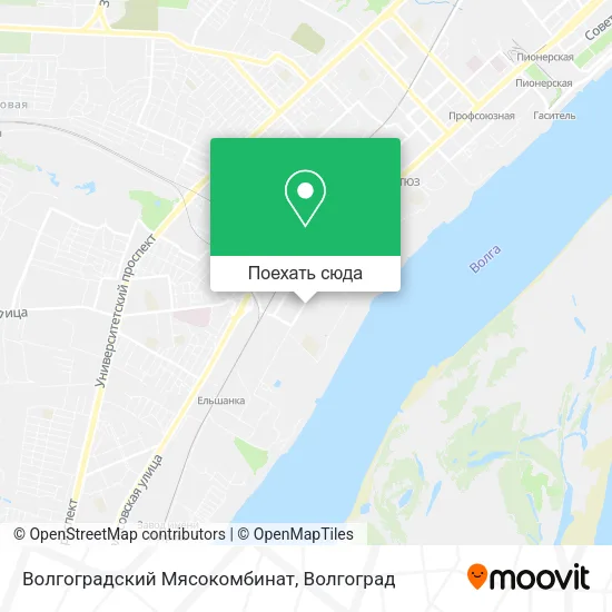 Карта Волгоградский Мясокомбинат