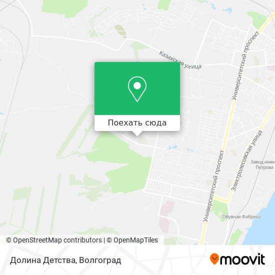 Карта Долина Детства