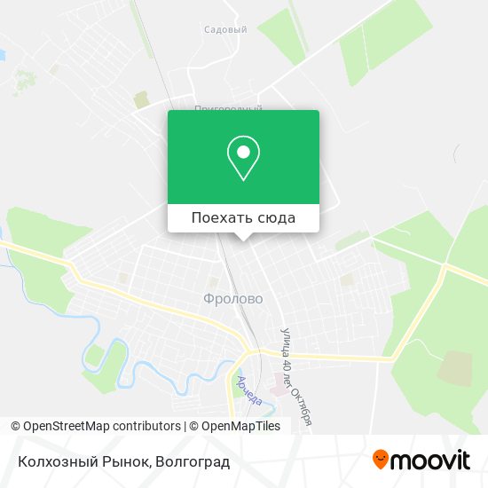 Карта Колхозный Рынок