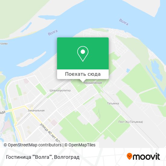 Карта Гостиница ""Волга""