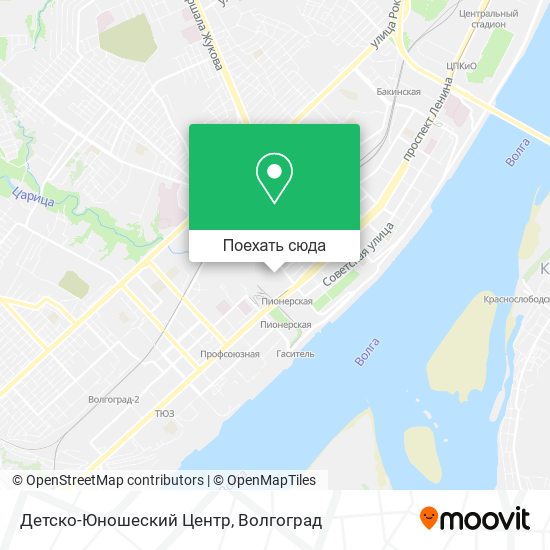 Карта Детско-Юношеский Центр