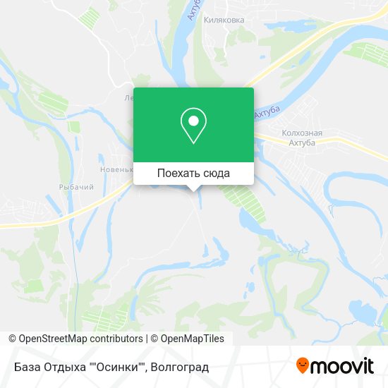 Карта База Отдыха ""Осинки""