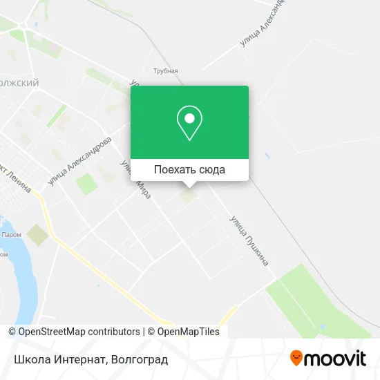 Карта Школа Интернат