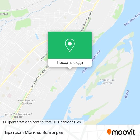 Карта Братская Могила