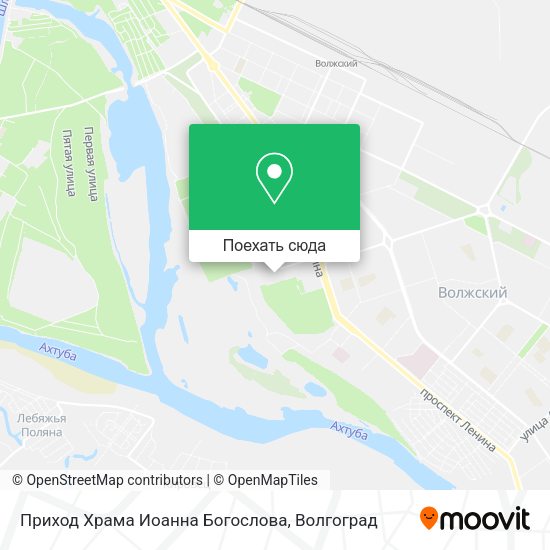 Карта Приход Храма Иоанна Богослова