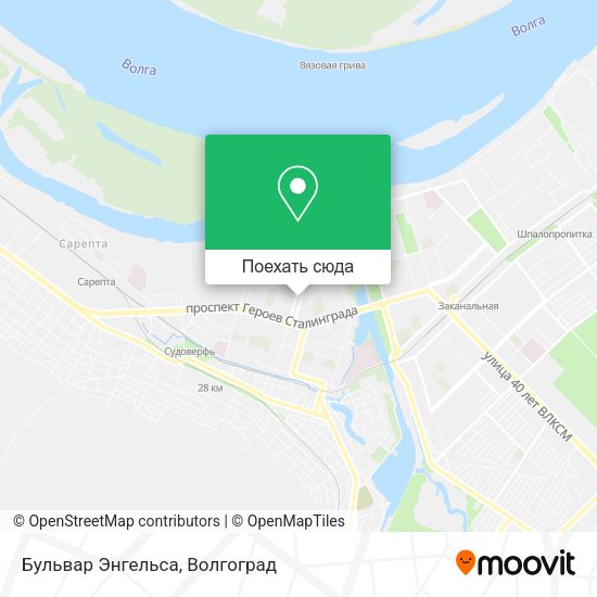 Карта Бульвар Энгельса