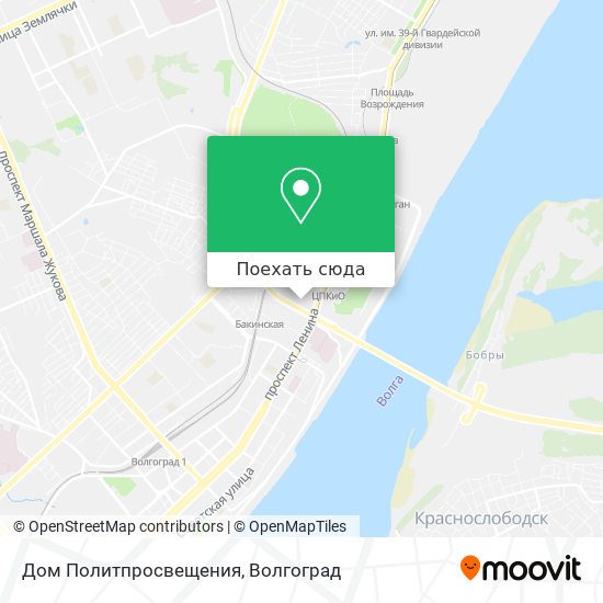 Карта Дом Политпросвещения