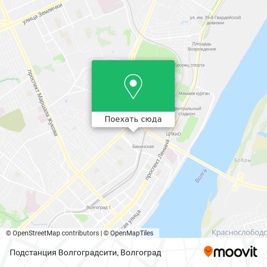 Карта Подстанция Волгоградсити