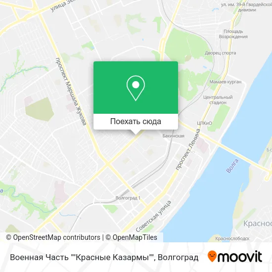 Карта Военная Часть ""Красные Казармы""