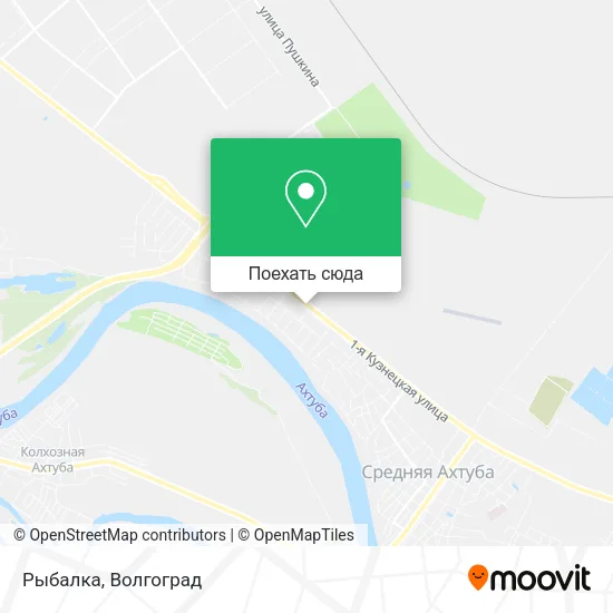 Карта Рыбалка