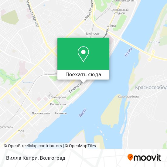 Карта Вилла Капри