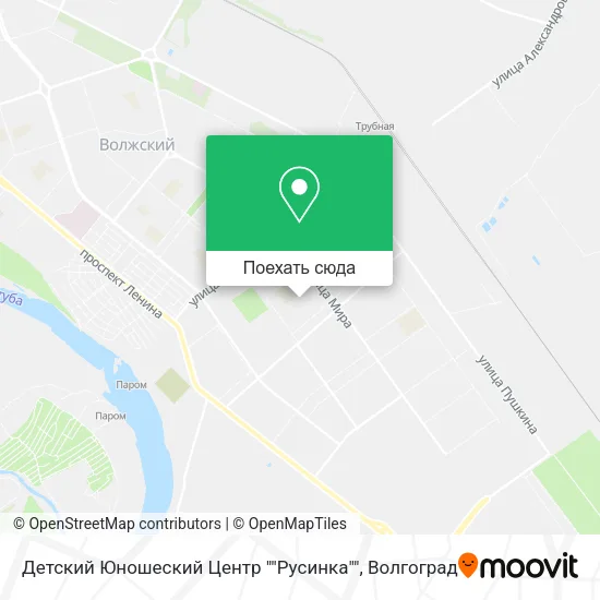 Карта Детский Юношеский Центр ""Русинка""