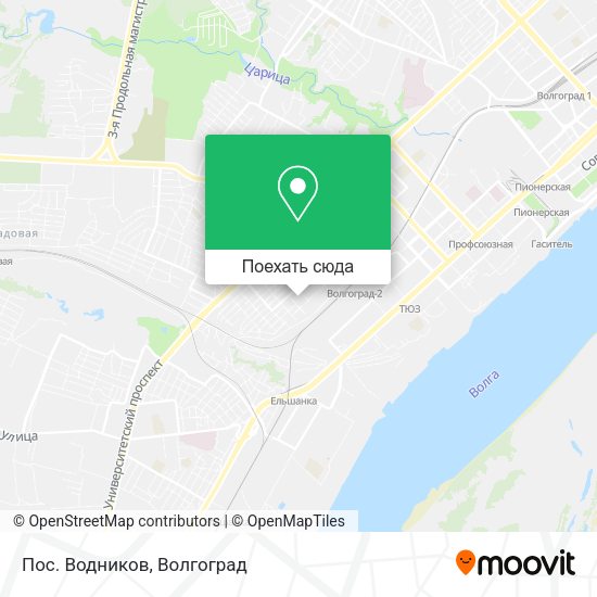 Карта Пос. Водников