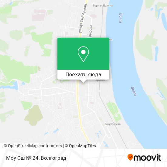 Карта Моу Сш № 24