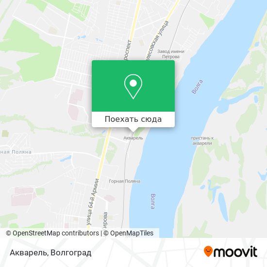 Карта Акварель