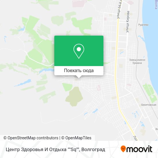 Карта Центр Здоровья И Отдыха ""Sq""