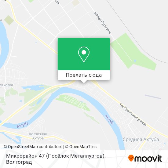 Карта Микрорайон 47 (Посёлок Металлургов)