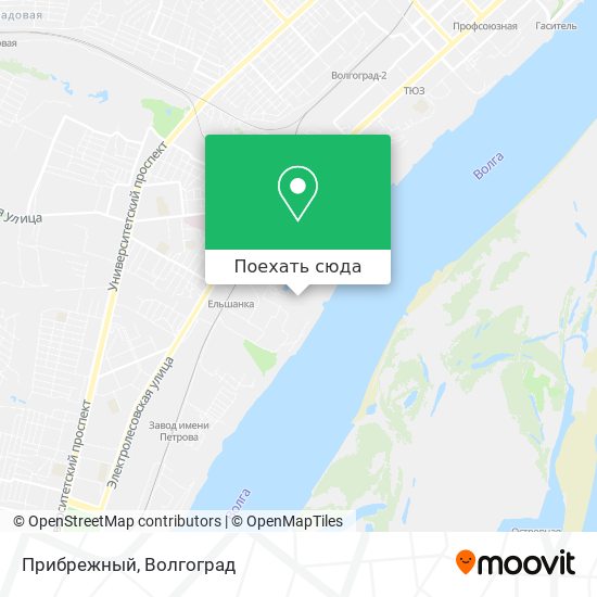 Карта Прибрежный