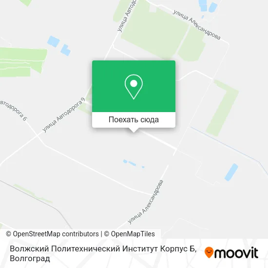 Карта Волжский Политехнический Институт Корпус Б