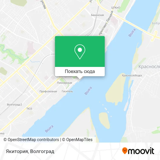 Карта Якитория
