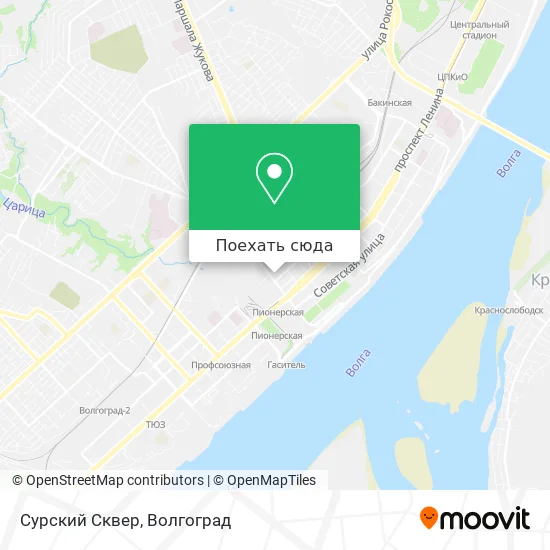 Карта Сурский Сквер