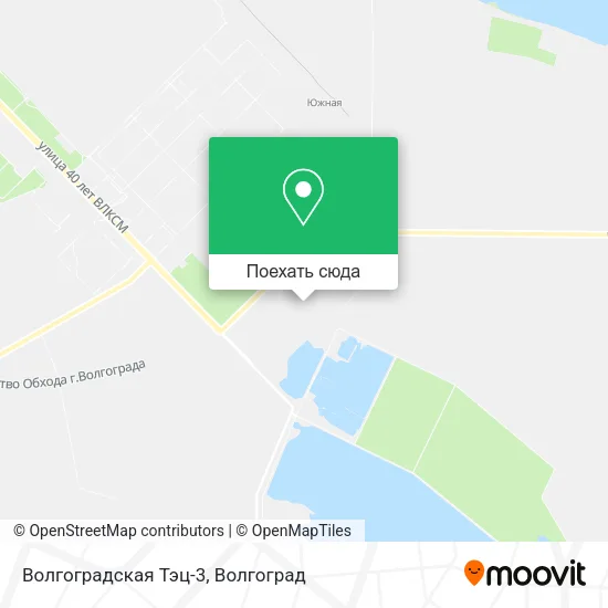 Карта Волгоградская Тэц-3