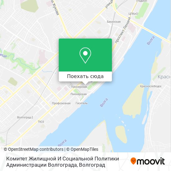 Карта Комитет Жилищной И Социальной Политики Администрации Волгограда