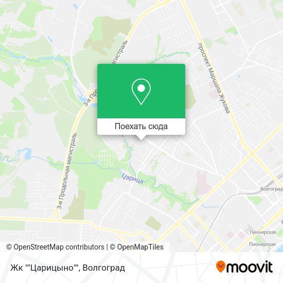Карта Жк ""Царицыно""
