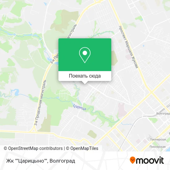 Карта Жк ""Царицыно""