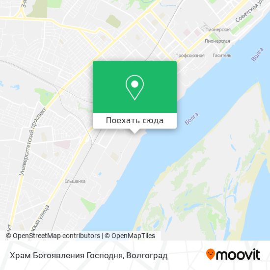 Карта Храм Богоявления Господня