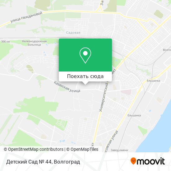 Карта Детский Сад № 44