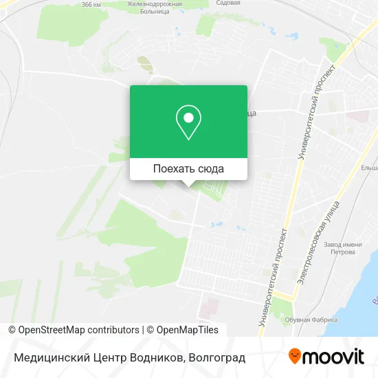 Карта Медицинский Центр Водников