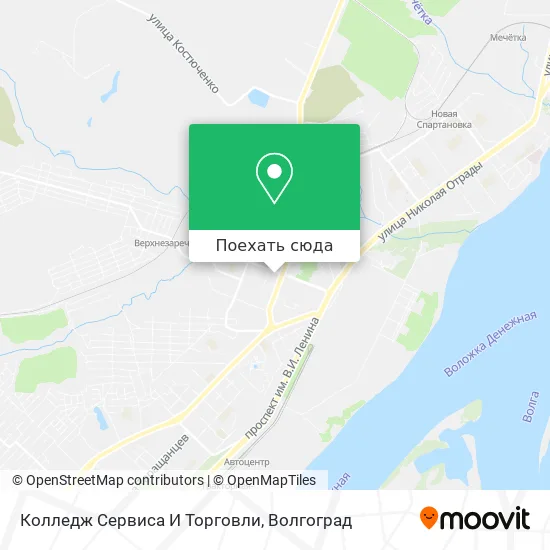 Карта Колледж Сервиса И Торговли